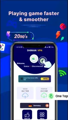 DHIMAN VPN - secure & Fast VPN android App screenshot 1